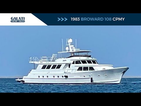 1983 Broward 108 Cockpit Motor Yacht Lady P