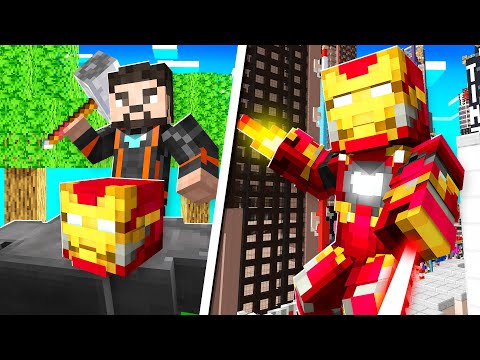 Daiter Crafts Iron Man Suits in Minecraft?! Insane Mods!