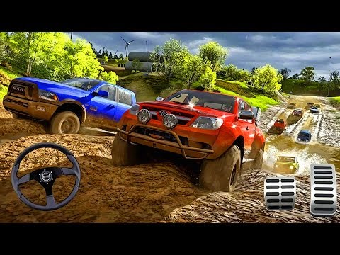 Offroad Pickup Truck Driving Simulator - Mountain 4x4 Jeep | Android Gameplay