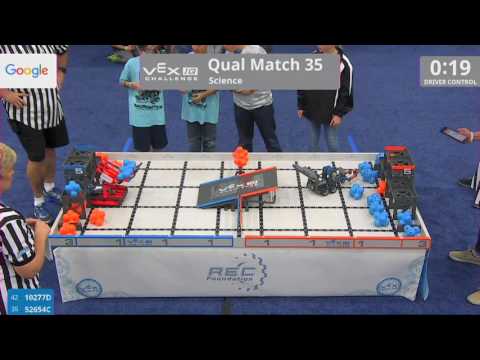 2017 VEXIQ Elem Sci Q35 (10277D 52654C) Score 27