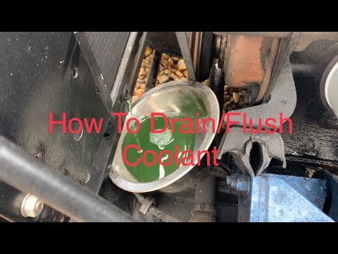 How To Drain And Flush Coolant - Triumph Spitfire