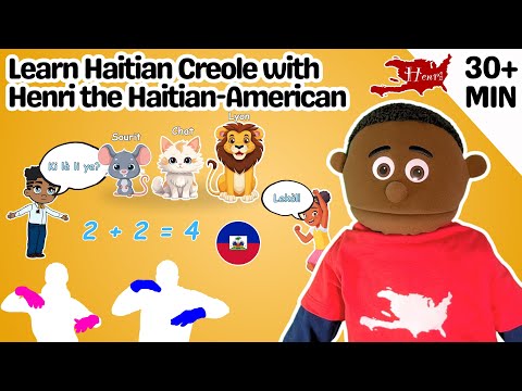 Haitian Creole for Little Kids | Ultimate Creole Learning | Songs, Stories, Fun, Educational 🇭🇹🎉