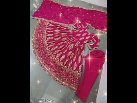 Beautiful long anarkali dresses @shareefavlogs7932