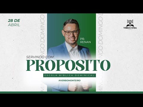 Servindo com Propósito | Pr. Renan Costa | 28/04/2024