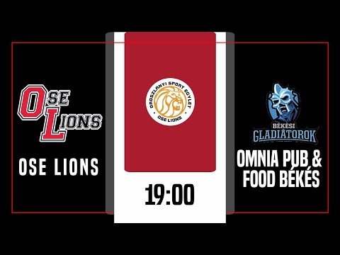 NBI/B: OSE Lions - OMNIA Pub & Food Békés