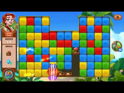 Lost Island Blast Adventure Level 644 - No Boosters