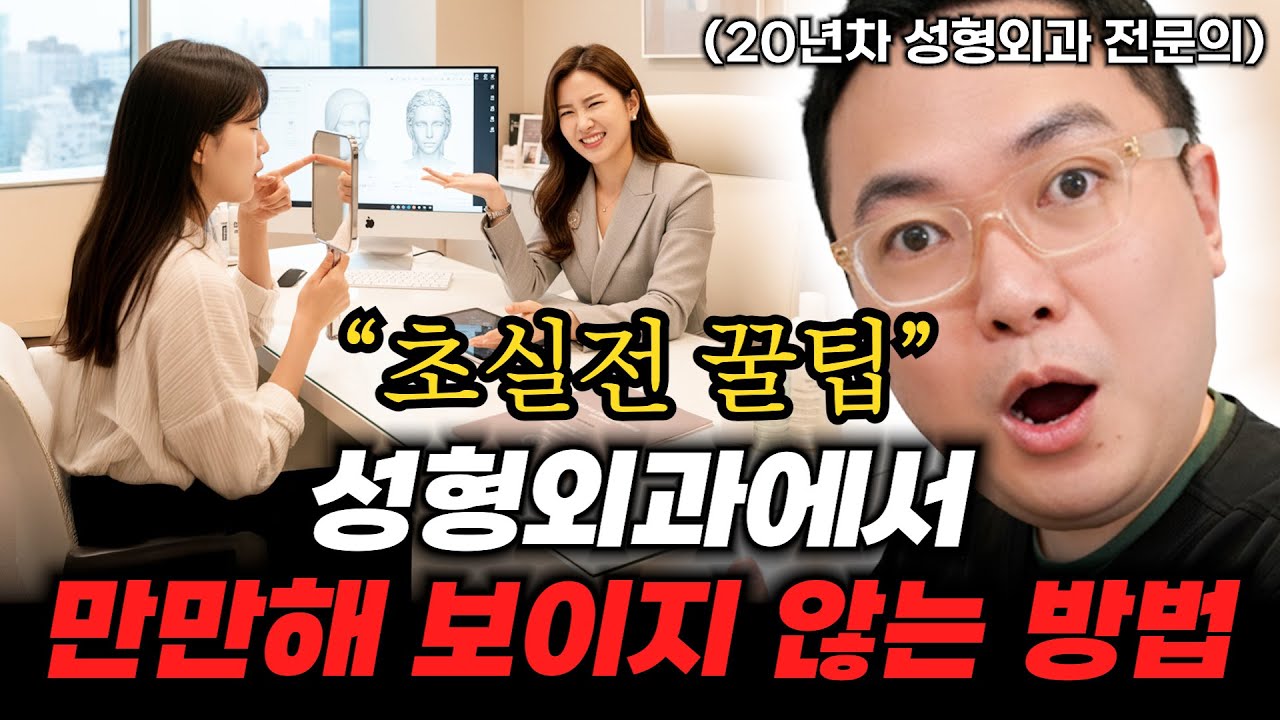 *뻔한 얘기 절대 아님* 성형외과 상담 꿀팁