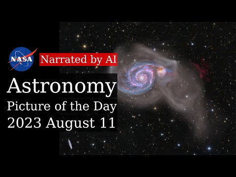 APOD: 2023-08-11 - Messier 51 in 255 Hours (Narrated by Brian)