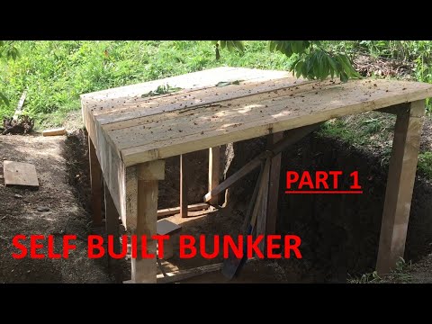 Self Built Bunker Part 1 / Subscribe for Part 2