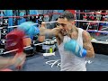 George Kambosos NEW ferociousness in comeback workout! Unleashes explosive combos on mitts & bag