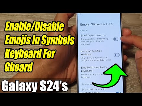 Galaxy S24/S24+/Ultra: How to Enable/Disable Emojis In Symbols Keyboard For Gboard/Google Keyboard
