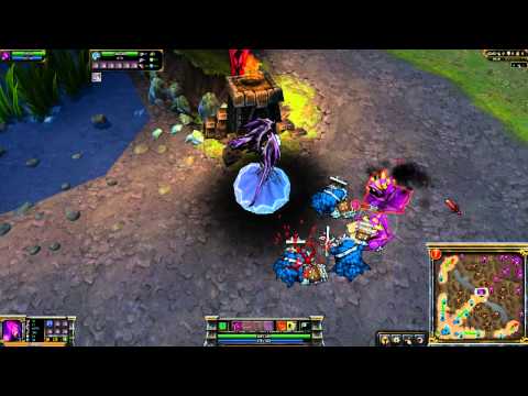 League of Legends: Sinful Succulence Morgana In-Game Skin