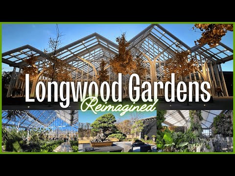 Longwood Gardens Reimagined | Touring the NEW West Conservatory, Cascade Garden, Bonsai Courtyard 🪴