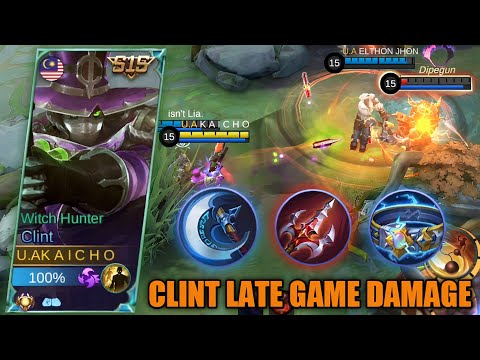 CLINT TOP 1 GLOBAL BUILD || CLINT LATE GAME || Nibiru Official || MLBB