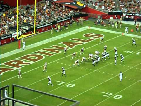 Touchdown Max Hall - Cardinals Vs Redskins - 02/09/2010