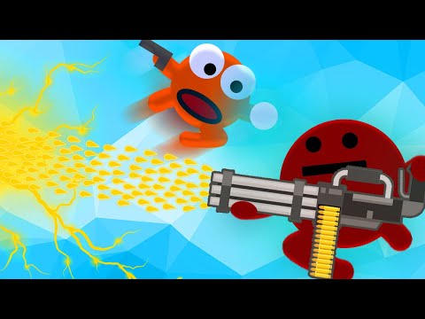 He has a MAGIC MINIGUN on Rounds..