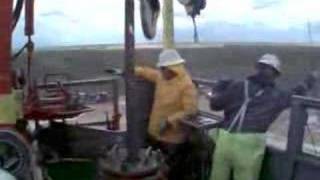 Working the winches on Unit 204