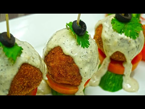 The Most Easy and Tasty Cheese-Stuffed Meatballs EVER