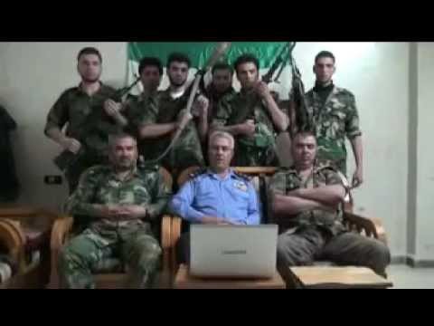 انشقاق العقيد الطيار الركن محمد نعسان النعسان من مرتبات اللواء 30 السرب 54 وانضمامه إلى لواء أحرار حمص