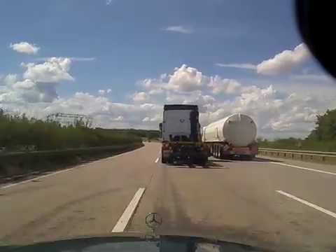 Driving in Germany: Route E40 A4 Gotha - Rasthof Eisenach