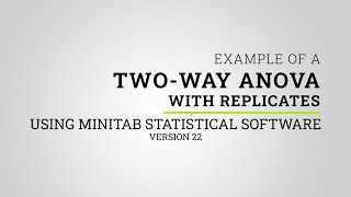 How to Perform a Two-Way ANOVA with Replicates Using Minitab 22 | Lean Six Sigma Training