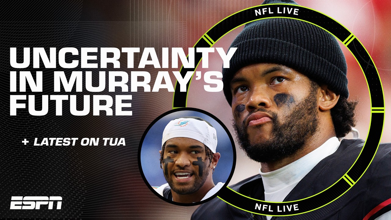 Booger McFarland says Kyler Murray's trade market is SMALL 🗣️ + A.J. Brown departing⁉️ | NFL Live