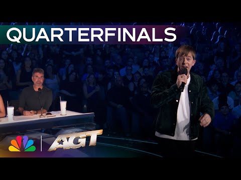 Improv Rapper Chris Turner Freestyles Every Word LIVE On The Spot! | AGT 2025