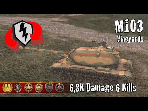 M103  |  6,8K Damage 6 Kills  |  WoT Blitz Replays