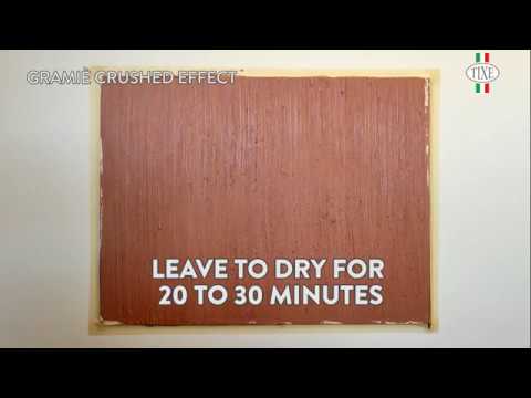 DECORATIVE PAINT WITH MATT SANDBLASTED EFFECT "GRAMIE'" by TIXE - CRUSHED EFFECT