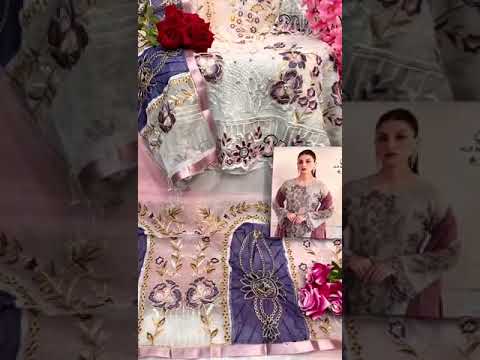 Alif Fashion A-79 Faux Georgette Wholesale Pakistani Suit – product video thumbnail