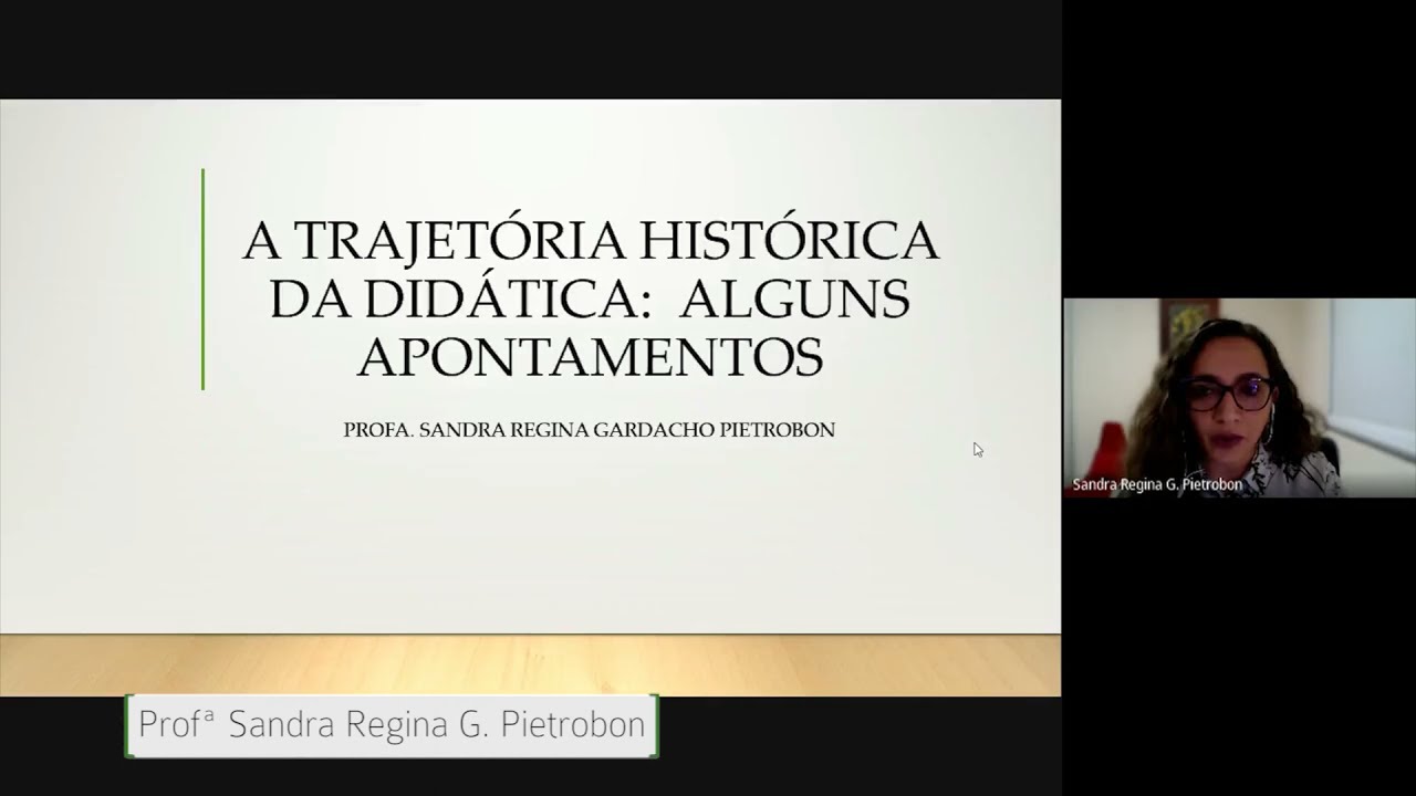 [PED] Didática - A trajetória história da didática