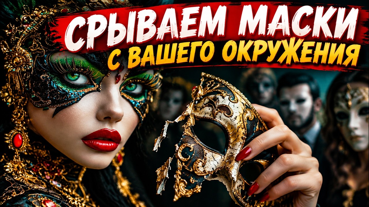 СРЫВАЕМ МАСКИ С ВАШЕГО ОКРУЖЕНИЯ.#гадание #таро #tarot#психология 