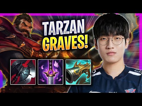 TARZAN IS A BEAST WITH GRAVES! - LNG Tarzan Plays Graves JUNGLE vs Nocturne! | Season 2023