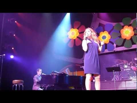 Andrea Burns sings a special version of 