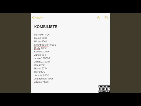 Video thumbnail for KOMBILISTE