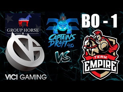 VG vs Team EMPIRE - Captains Draft 4.0, Group HORSE, BO1 - Highlight!