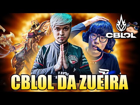 VIRADA MAIS INACREDITÁVEL da HISTÓRIA e o INSEC PERFEITO - CBLOL DA ZUEIRA