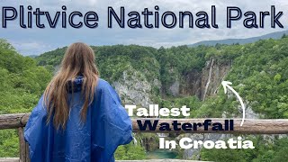 TALLEST Waterfall in Croatia!! Plitvice Lakes National Park
