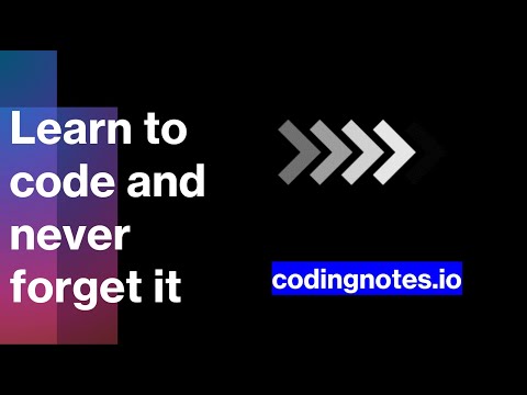 Codingnotes Learn Programming With Notes And Flashcards
