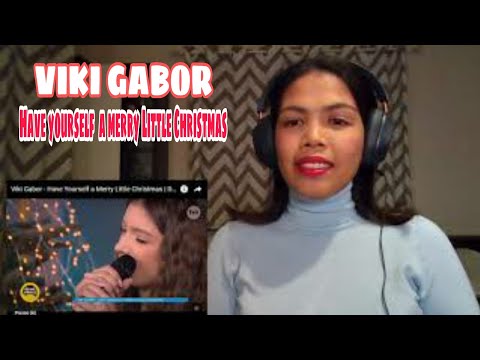 Its MyrnaG REACTS TO VIKI GABOR - HAVE YOURSELF A MERRY LITTLE CHRISTMAS #vikigabor