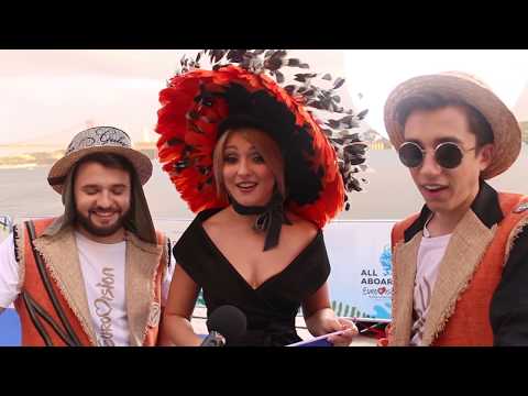 DoReDos - My Lucky Day - Moldova on the Blue Carpet (Eurovision 2018, Lisbon)