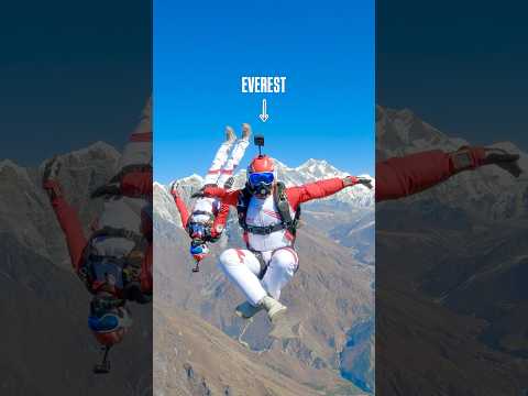 Champion Greg Crozier - 10.000th Skydive 🪂 in EVEREST - NEPAL 🏔️ #everest #skydiving #extremesports