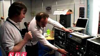 Video thumbnail for Frankfurt Musikmesse 2008: Thermionic Culture - Fat Bustard by Sound On Sound magazine