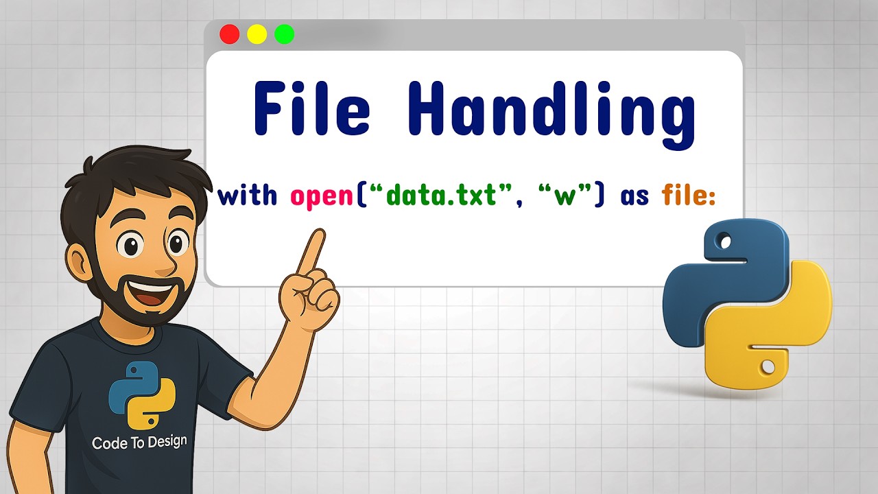 Python File Handling Explained | Save Data Permanently