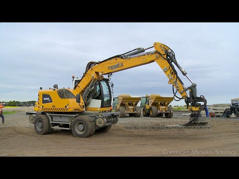 TENEX Rail Construction Hi-Rails At Gheringhap (21/9/2022) - PoathTV Australian Trains & Railways