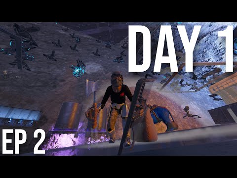 HOW A 20,000 HOUR DUO RAIDS EARLY GAME ON ARKS HIGHEST POP WIPE - ARK PVP