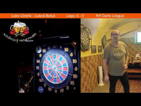 Ľubo Ondrík - Ľuboš Betuš (KH Darts League)