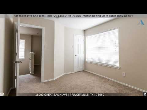 Priced at $1,775 - 18000 Great Basin AVE, Pflugerville, TX 78660