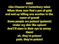 Rancid-Poison (lyrics)