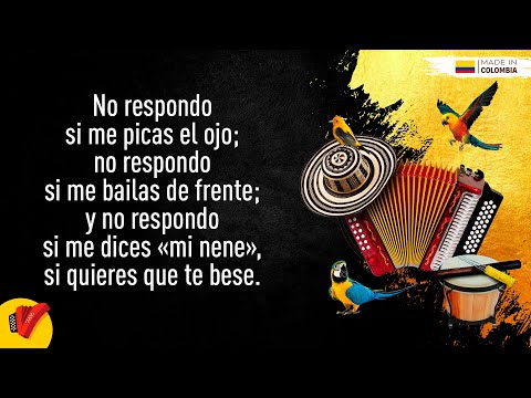 No Respondo, Peter Manjarrés & Sergio Luis Rodriguez, Video Letra - Sentir Vallenato